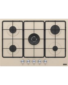 Franke Smart - FHSM 755 4G DC OA E - 106.0554.392 - Piano a gas - 75 cm - smaltato - avena