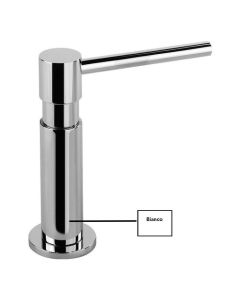 Gessi 29651 279 Dispenser porta sapone da banco cn carica dall'alto Foro per dispenser 24mm, Finitura Bianco