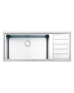 Apell LNPG1161IRBC Linear Plus Lavello semifilo 1 vasca + gocciolatoio dx cm. 116x50 - inox spazzolato