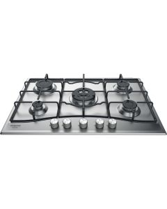 Hotpoint Ariston PCN 752 T/IX/HA - Piano Cottura Gas da 75 cm Inox