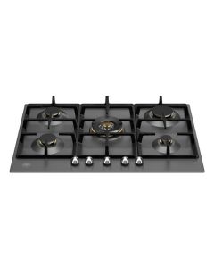 Bertazzoni P755CHERNE Heritage Piano cottura a gas 5 fuochi cm 75 - nero opaco