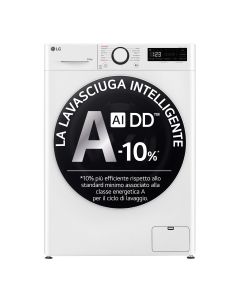 Lg D2R5S09TSWW Lavasciuga cm. 60 - lavaggio 9 kg - asciugatura 5 kg - bianco