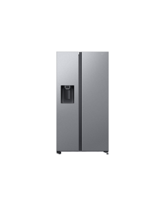 Samsung RS65DG54M3SLEF - Frigorifero libera installazione - side by side - 635 lt - dispenser di acqua e ghiaccio con allaccio idrico - inox - classe E