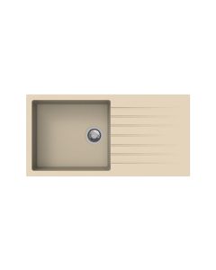 Apell PTPL1001GO Pietra Plus Lavello 1 vasca + gocciolatoio reversibile cm. 100x50 - granito avena
