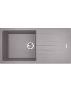 Apell PTPL1001AL Pietra Plus Lavello 1 vasca + gocciolatoio reversibile cm. 100x50 - granito alluminio
