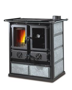 LaNordica 7013152 Rosetta BII - Cucina a Legna con rivestimento esterno in Pietra Naturale