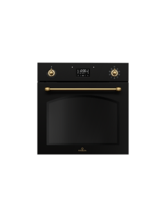 Opera Italiana OMCNE66D1F9F Serie Morricone Classic - Antracite - Forno elettrico multifunzione - 60 cm - 65 L. - 9 funzioni - 2 manopole - Touch control - Porta fredda con triplo vetro