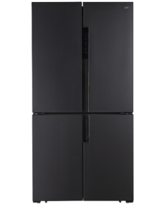 GRF CB91832BX Frigorifero 4 Porte Total NoFrost, Classe energetica A+, Inox nero