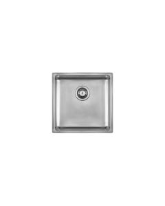 Foster Vasca Ke finitura vintage, materiale acciaio inox aisi 304, base 45 cm, bordo installazione sottotop - 2156880