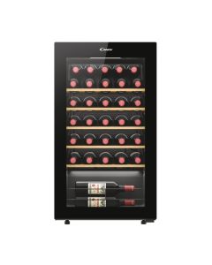 Candy CWC034 a' Cantina vino a' libera installazione a' 34 bottiglie a' Wi-Fi a' mono temperatura a' nero a' classe G