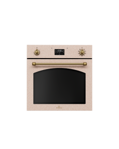 Opera Italiana OMCAE66D1F9F Serie Morricone Classic - Avena - Forno elettrico multifunzione - 60 cm - 65 L. - 9 funzioni - 2 manopole - Touch control - Porta fredda con triplo vetro