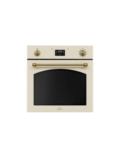 Opera Italiana OMCCE66D1F9F Serie Morricone Classic - Crema - Forno elettrico multifunzione - 60 cm - 65 L. - 9 funzioni - 2 manopole - Touch control - Porta fredda con triplo vetro