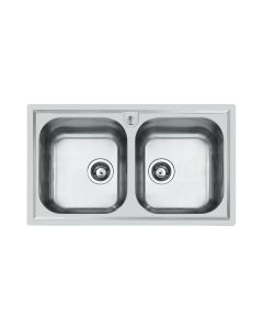 Foster Lavello Fm Marine acciaio inox spazzolato AISI 316, 2 vasche - 1974960
