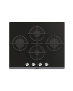 Candy CVG6DEB Piano Cottura da Incasso 4 Fuochi Gas Nero Candy CVG6DEB
