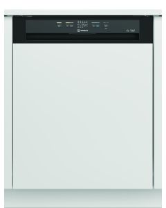 Indesit I3B L634 B Lavastoviglie da Incasso con Frontalino a Vista Nero 14 Coperti Classe D