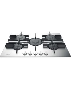 Hotpoint Ariston FTGHL 751 D/IX/HA - Piano Cottura a Gas da 75 cm DirecFlame Inox -