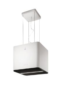 Elica PRF0145561 Pix WH/F/42 cappa a Isola Sospesa 42x42 bianca versione Flitrante