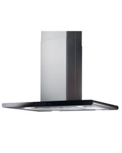 Elica PRF0008948B Galaxy Blix/A/80 cappa a Parete da 80cm in Acciaio inox + Vetro nero Versione Aspirante