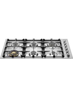 BERTAZZONI QB36600X 92 Piano cottura piano 6 fuochi bordo 4