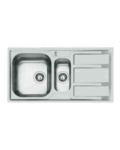 Foster Lavello Fm Marine acciaio inox spazzolato AISI 316, vasca a DX - 1973961