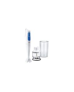 Braun Minipimer Mq3020Wh Pesto 7000W, Bicchiere 0.6 Lt, Campana Acciaio Inox