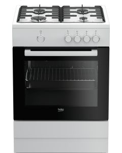 Beko FSG62000DW Cucina classe A, 64 Litri, 4 fornelli, 60x60cm