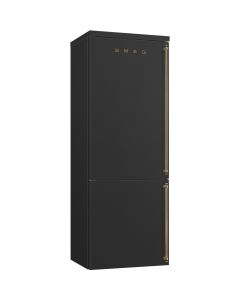 Smeg FA8005LAO5 Frigorifero Combinato - Estetica Coloniale - Libera Installazione - Antracite - No Frost Totale - Classe E