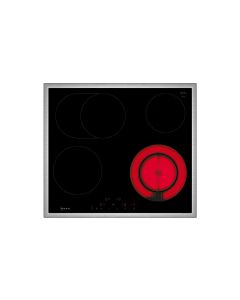 Neff T16SDF9L0 - Piano cottura elettrico in Vetroceramica con controlli TouchControl - Profili inox - 60 cm
