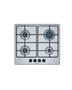 BOSCH Piano Cottura 4 Fuochi a Gas 60 cm colore Inox - PGP6B5B86 Serie 4