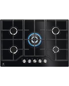 Electrolux KGG7536K Piano cottura a gas cm. 75 - cristallo nero