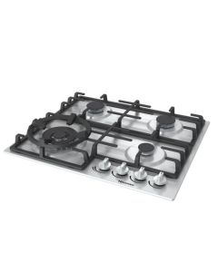 Hisense GM643XF Piano cottura a gas inox - griglie ghisa 4 zone