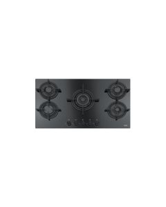 Franke Mythos Crystal Black - FHCR 905 4G TC HE BK C - Piano cottura - 90 cm - cristallo nero - griglie in ghisa - 106.0374.288