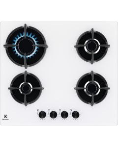 ELECTROLUX EGG64272W - PIANO COTTURA 60 CM 4 FUOCHI - VETRO BIANCO