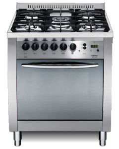Lofra C76GV/C Cucina con piano a gas e forno a gas ventilato 70x60 Acciaio Inox Lucidato Classe A cod. 41110086