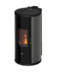 Cadel 7021055 Sound 7 Up Stufa a Pellet 7 Kw A+ Metallo Titanium