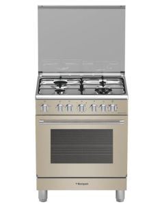 Bompani BO644ME/N - Cucina libera Installazione, serie Diva, Piano 4 fuochi con brutciatore Tripla corona, forno elettrico, Crema