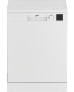 Beko DVN05320W - Lavastoviglie libera installazione - 13 coperti - 49 dBA - display led - partenza ritardata - 5 programmi - mezzo carico - bianco - classe E