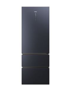 Haier HTW7720ENMB – Frigo combinato – libera installazione – 70 cm – 3 porte – no frost – nero – classe E