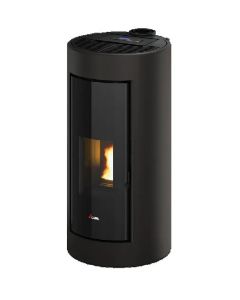 Cadel 7019018 Shell 9 Up Stufa a Pellet 9,1 Kw A+ Metallo Antracite Uscita Superiore