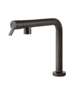 Gessi 60071 707 Miscelatore abbattibile Foro per miscelatore 33,5mm Angolo di rotazione 360, Finitura Black Metal Brushed