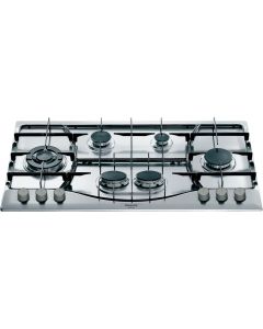 Hotpoint Ariston PHN 962 TS/IX/HA - Piano Cottura Gas da 90 cm Inox Griglie Smaltate