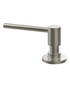Gessi 29658 149 Dispenser porta sapone da banco con carica dall’alto Foro per dispenser 24mm, Colore Finitura Finox