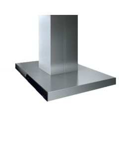 Elica PRF0104628A Joy Island Blix/A/90 cappa a isola da 90 cm in acciaio inox e vetro nero versione Aspirante