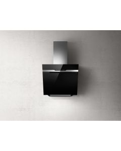 Elica PRF0147731 Majestic NO DRIP BL/A/60 cappa a parete da 60 cm in acciaio inox e vetro nero versione aspirante