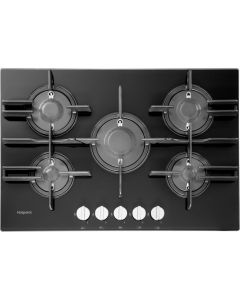 Hotpoint Ariston FTGHG 751 D/HA(BK) - Piano Cottura Gas da 75 cm DirecFlame Nero