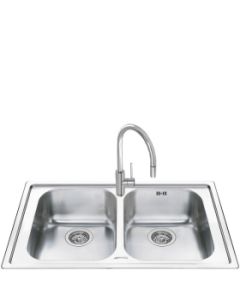 Smeg LM862-2 Lavello da incasso, 86 cm