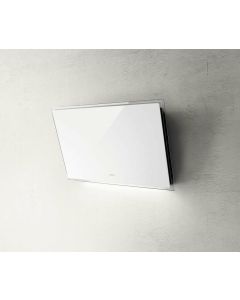 Elica PRF0097706 ELLE WH/F/80 cappa a parete da 80 cm in vetro bianco versione filtrante