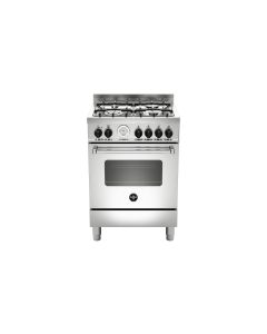 Cucina Libera Installazione - A gas - 60x60cm -Inox - Forno elettrico - La Germania- AMN664EXT