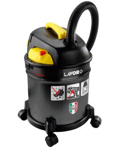 Lavor FREDDY Bidone Aspirapolvere 1200W 20Lt Cenere+Liquidi+Solidi Nero