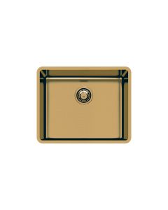 Foster Vasca Ke finitura vintage, acciaio inox colorazione gold - 2155889